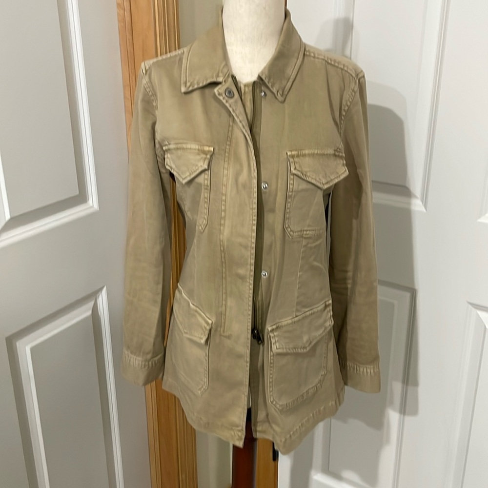 Liverpool woman’s jacket. Size S polyester/Cotton blend with stretch!